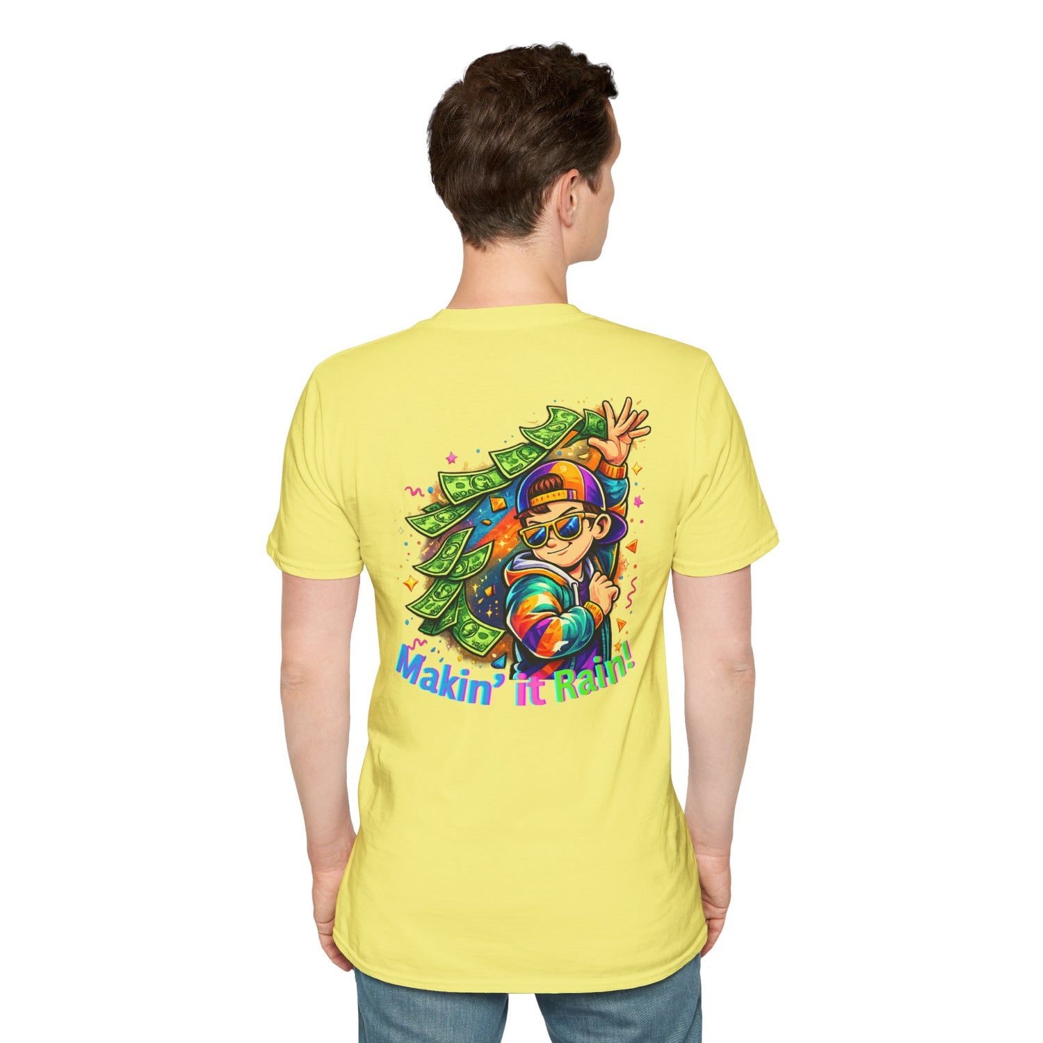 Making It Rain Money T-Shirt — Funny Bold Confident Graphic Tee