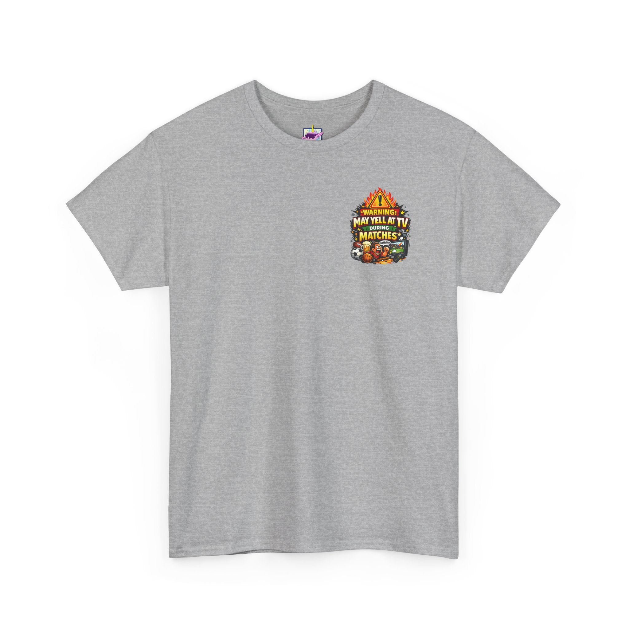 Warning May Yell At TV During Matches Funny T-Shirt