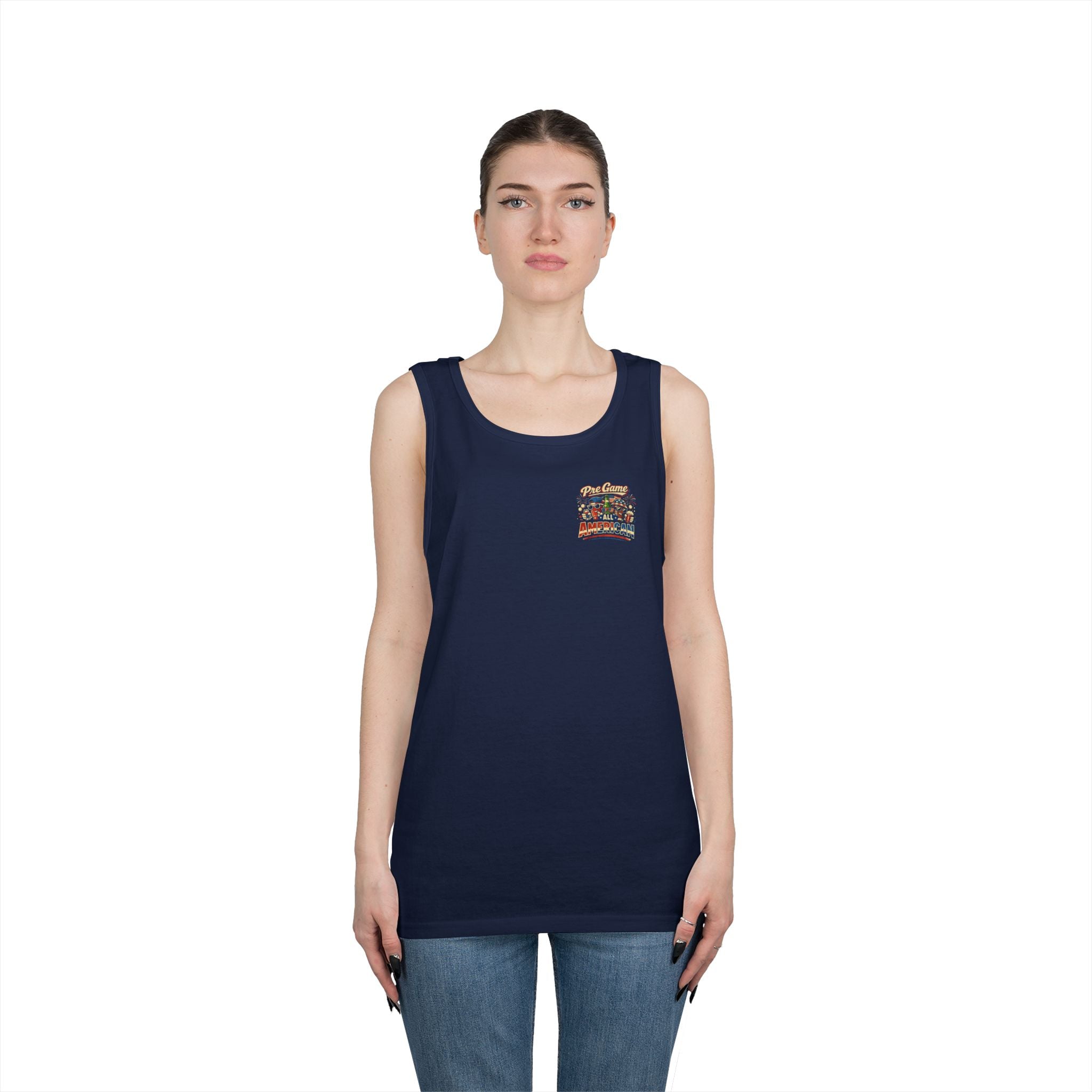 Pre Game All American Funny Tank Top