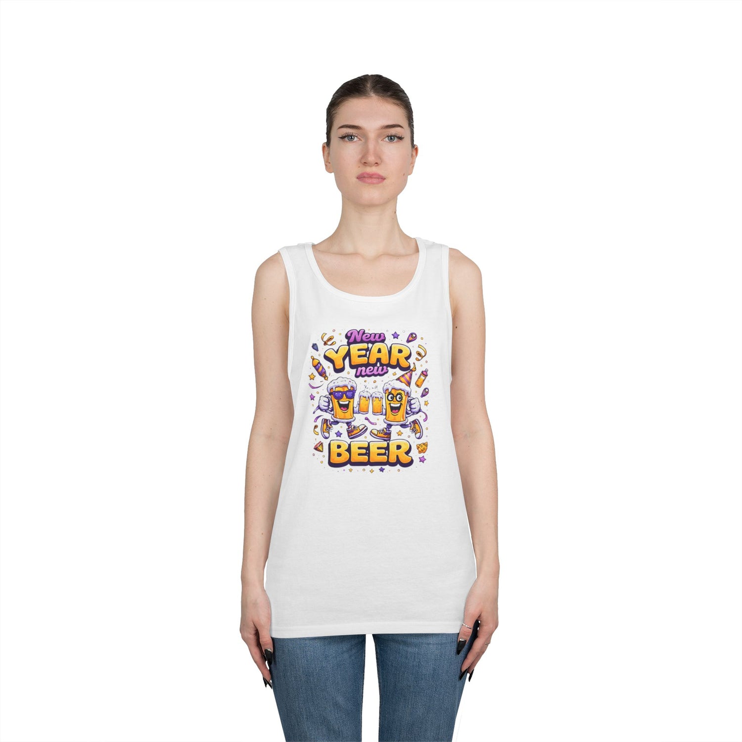 New Year New Beer Funny T-Shirt Sarcastic Drinking Tee Funny New Years Shirt Resolution Novelty Beer Gift Graphic Tee