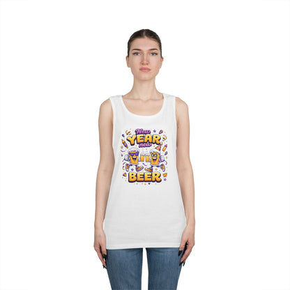 New Year New Beer Funny T-Shirt Sarcastic Drinking Tee Funny New Years Shirt Resolution Novelty Beer Gift Graphic Tee