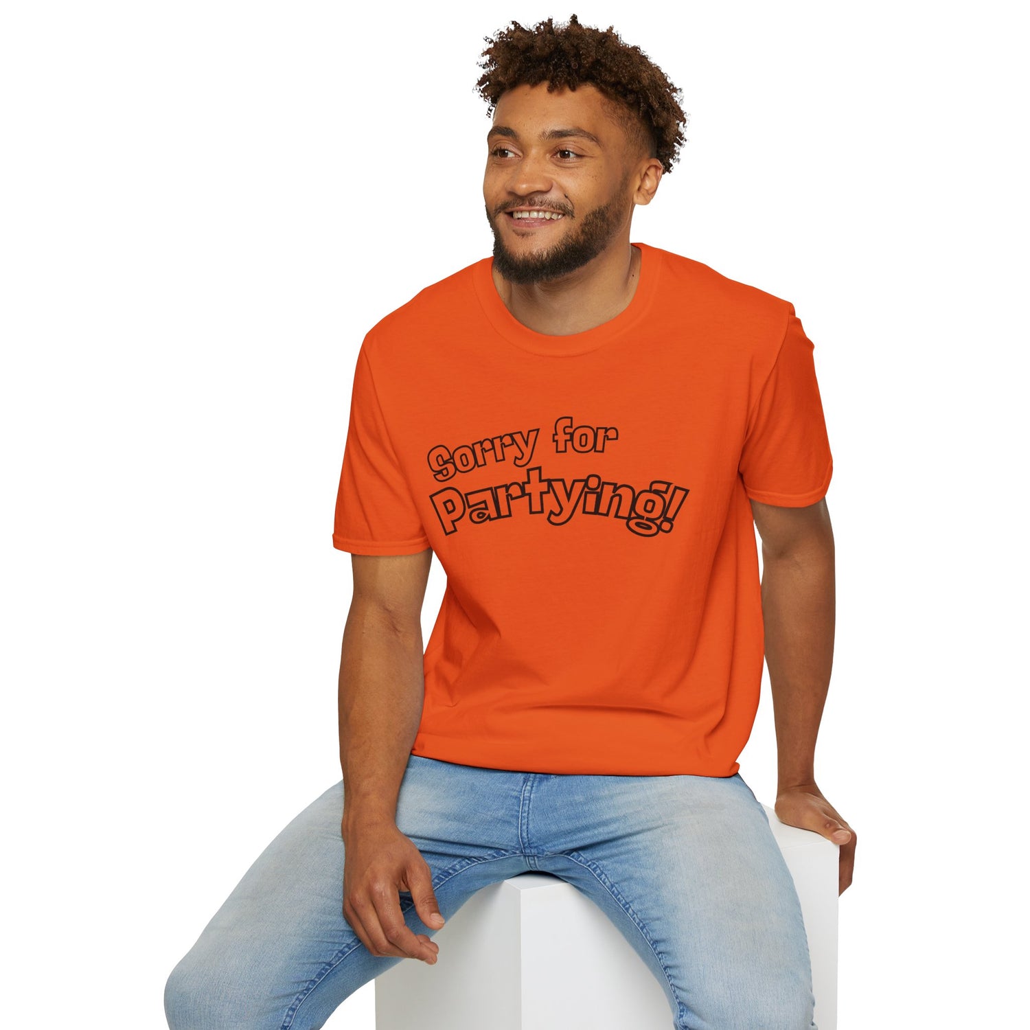 Sorry for Partying T-Shirt-Black