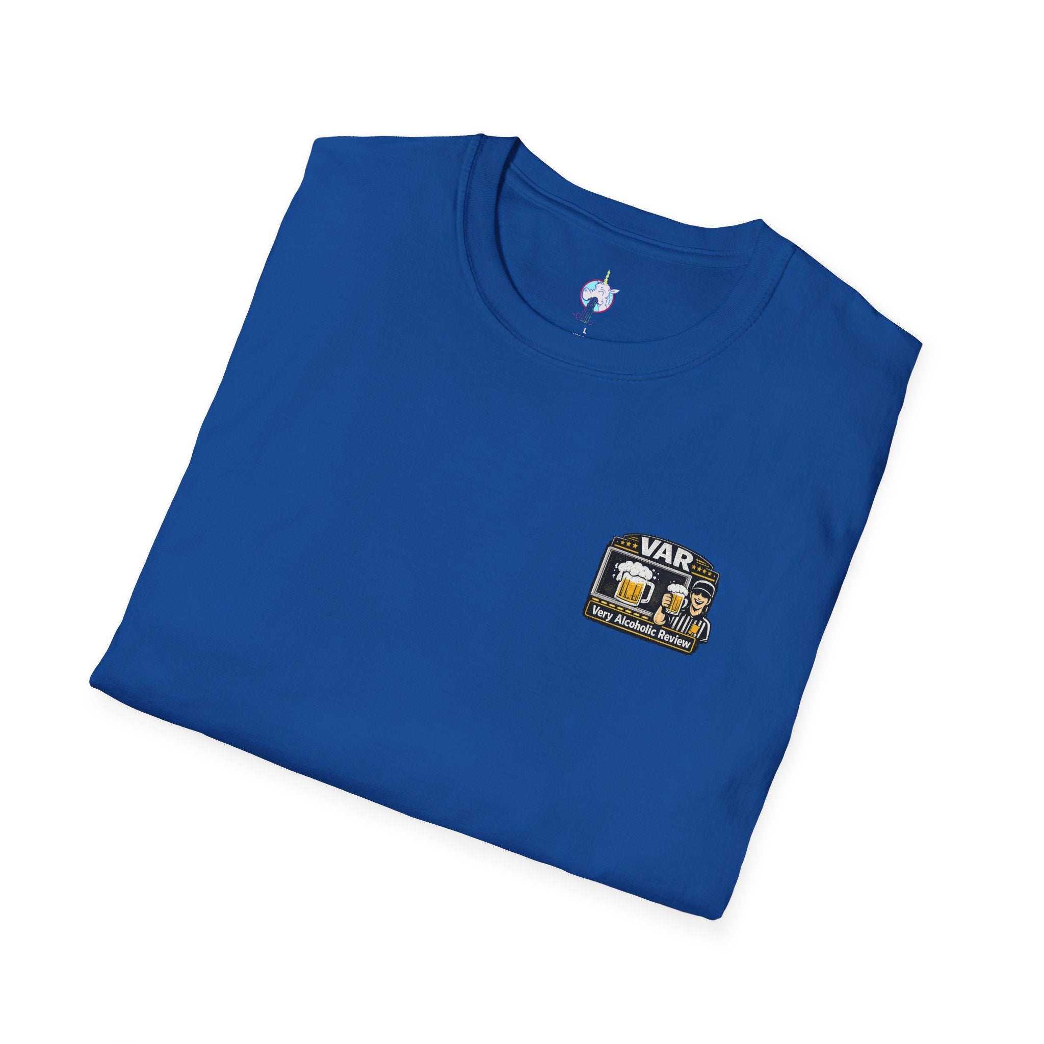 VAR "Very Alcoholic Review" Soccer T-Shirt — Beer Referee Graphic Tee