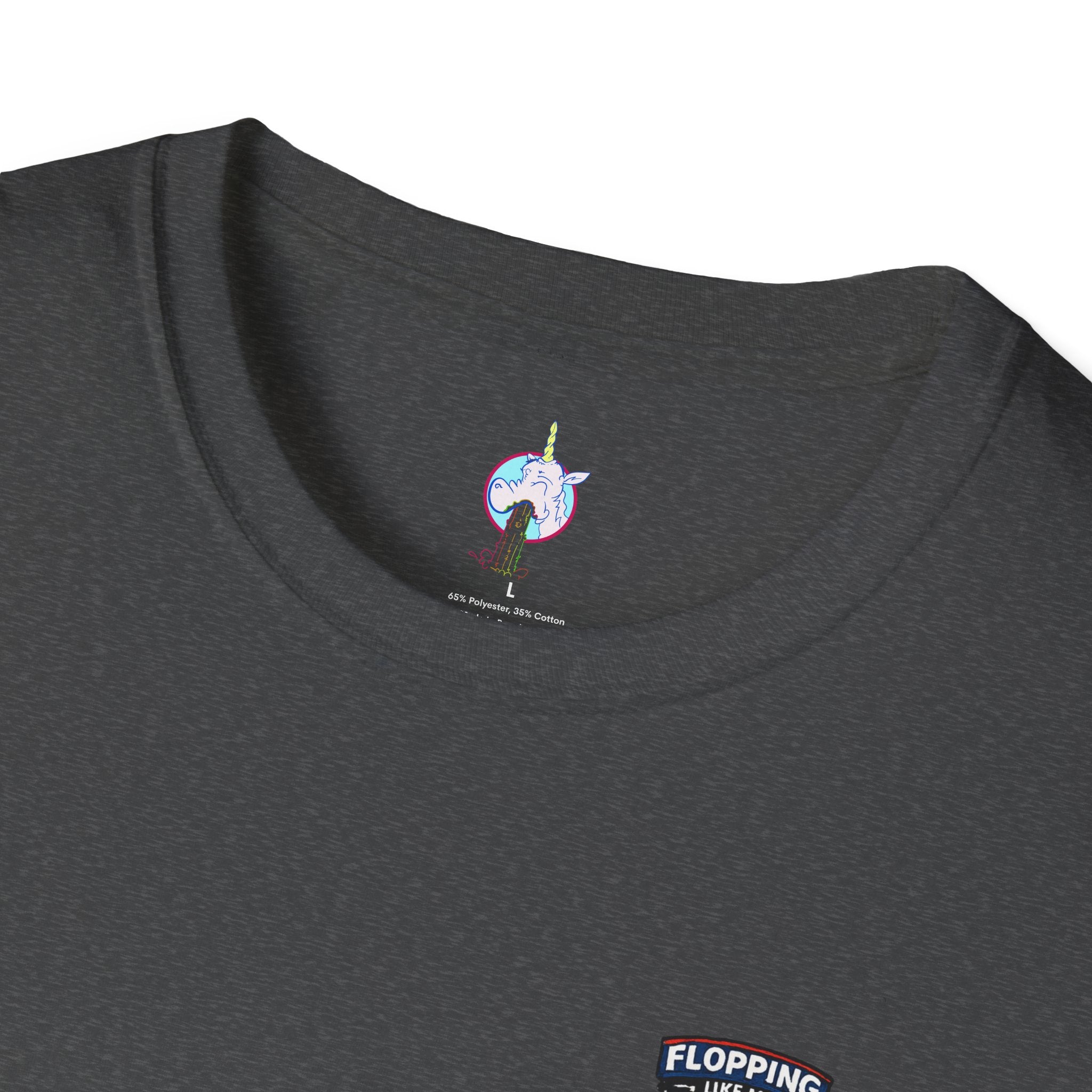 Flopping Like My Last Drink T-Shirt – Funny Bar &amp; Beer Drinking Tee