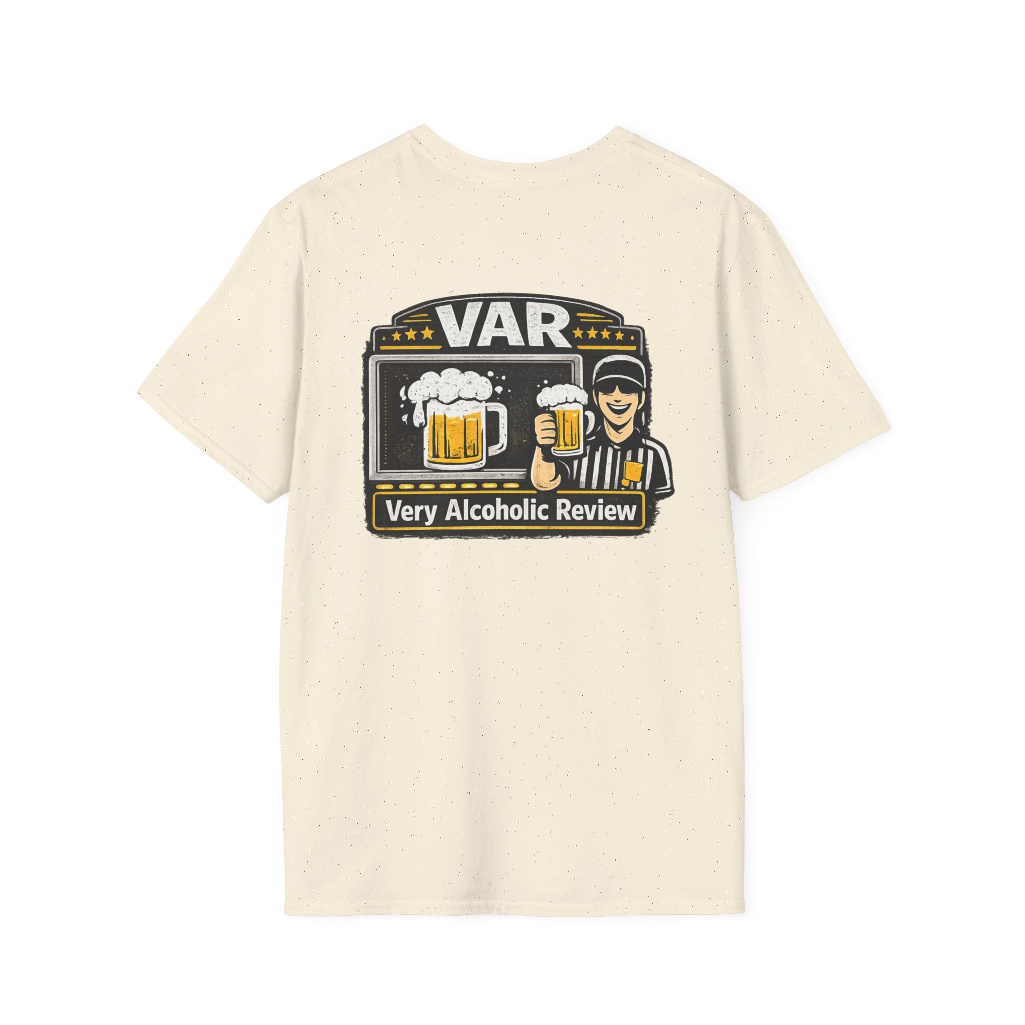 VAR "Very Alcoholic Review" Soccer T-Shirt — Beer Referee Graphic Tee