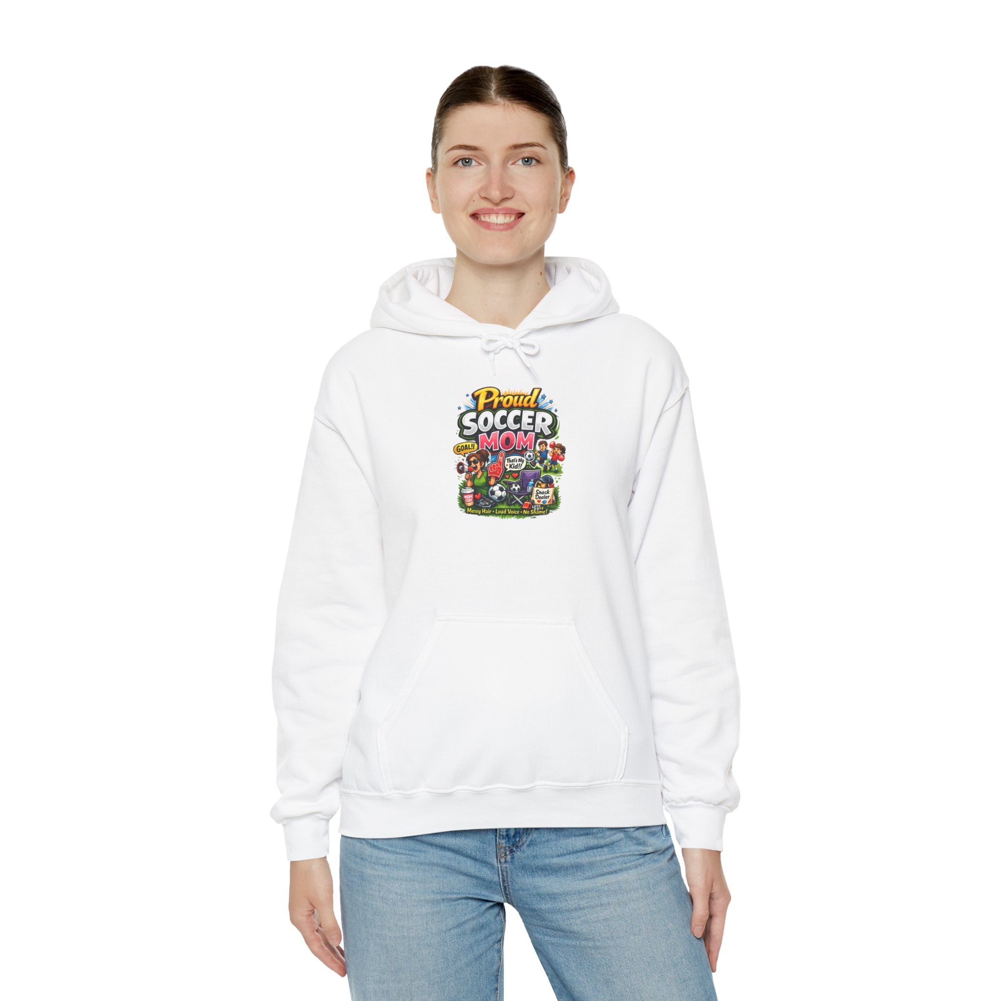 Proud Soccer Mom Funny Hoodie