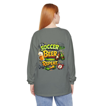 Soccer Beer Repeat Funny Sweatshirt