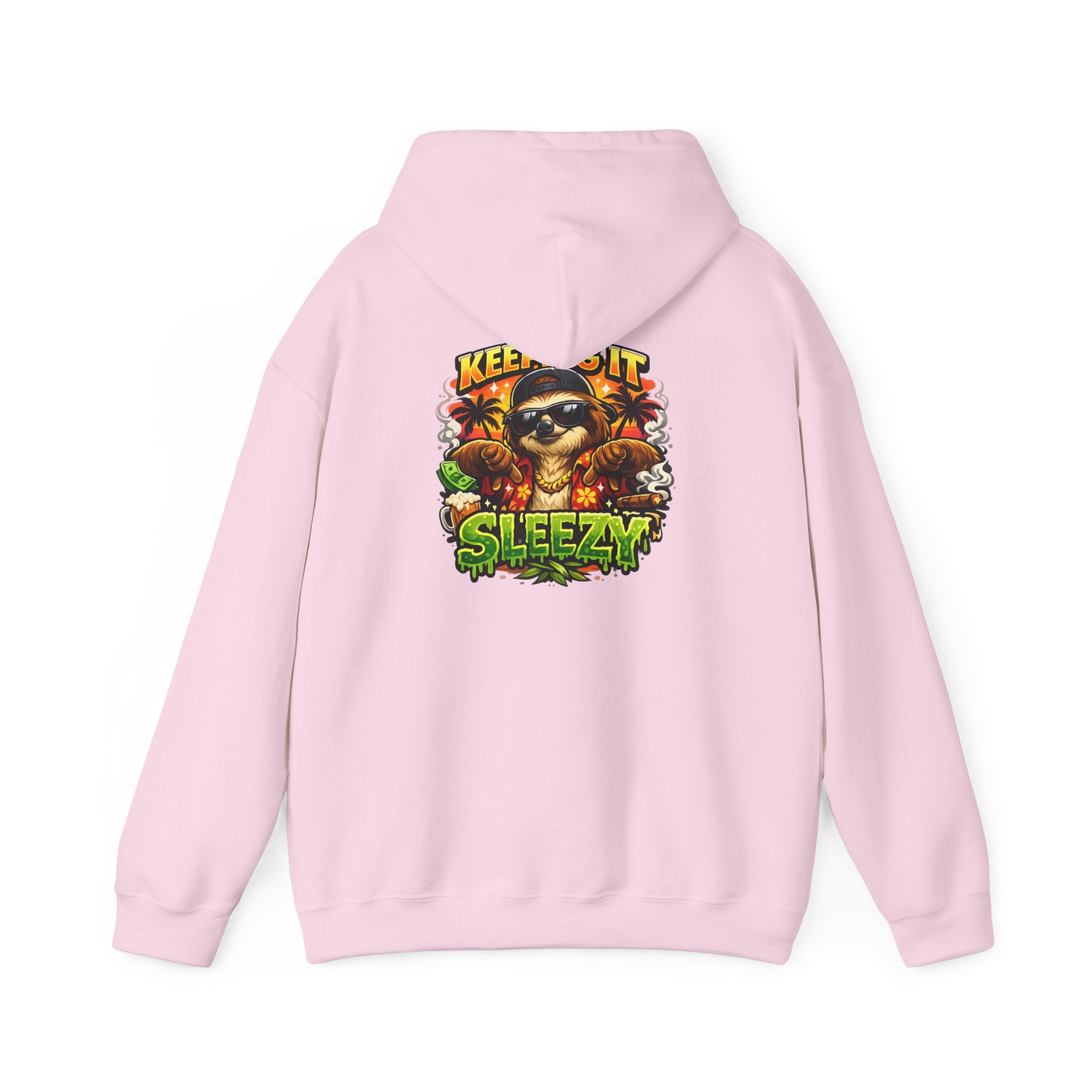 Keeping It Sleazy Sloth Funny Hoodie