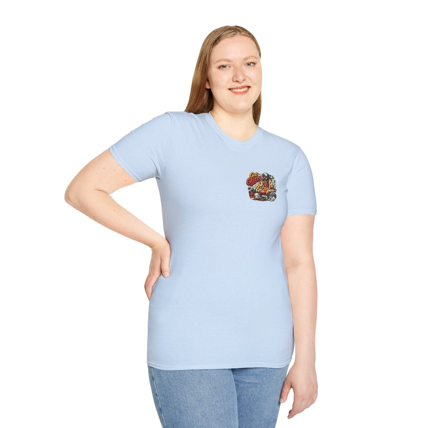 Get Glizzy With It Funny Hot Dog T-Shirt
