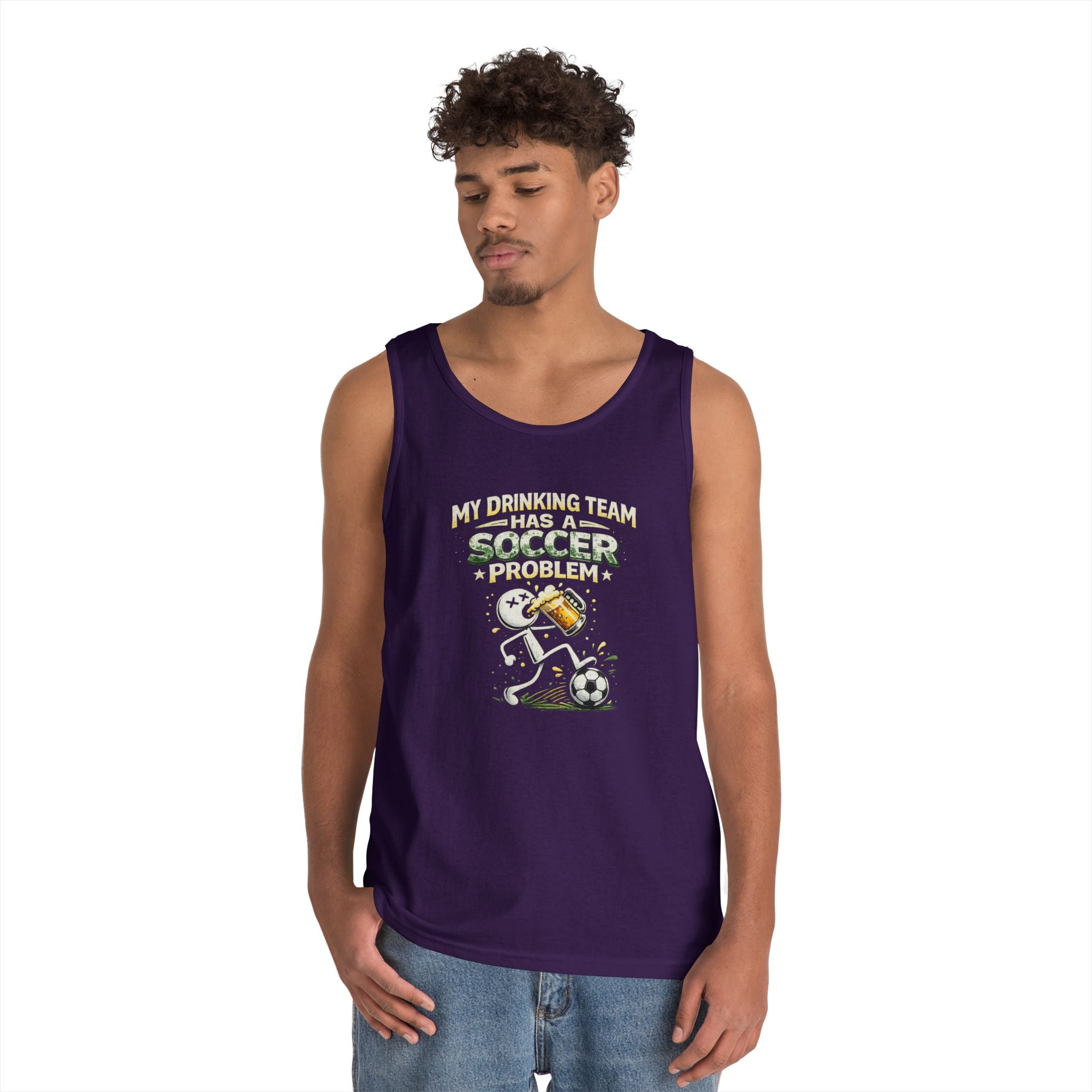 Soccer Drinking Team Tank Top – "My Drinking Team Has a Soccer Problem"