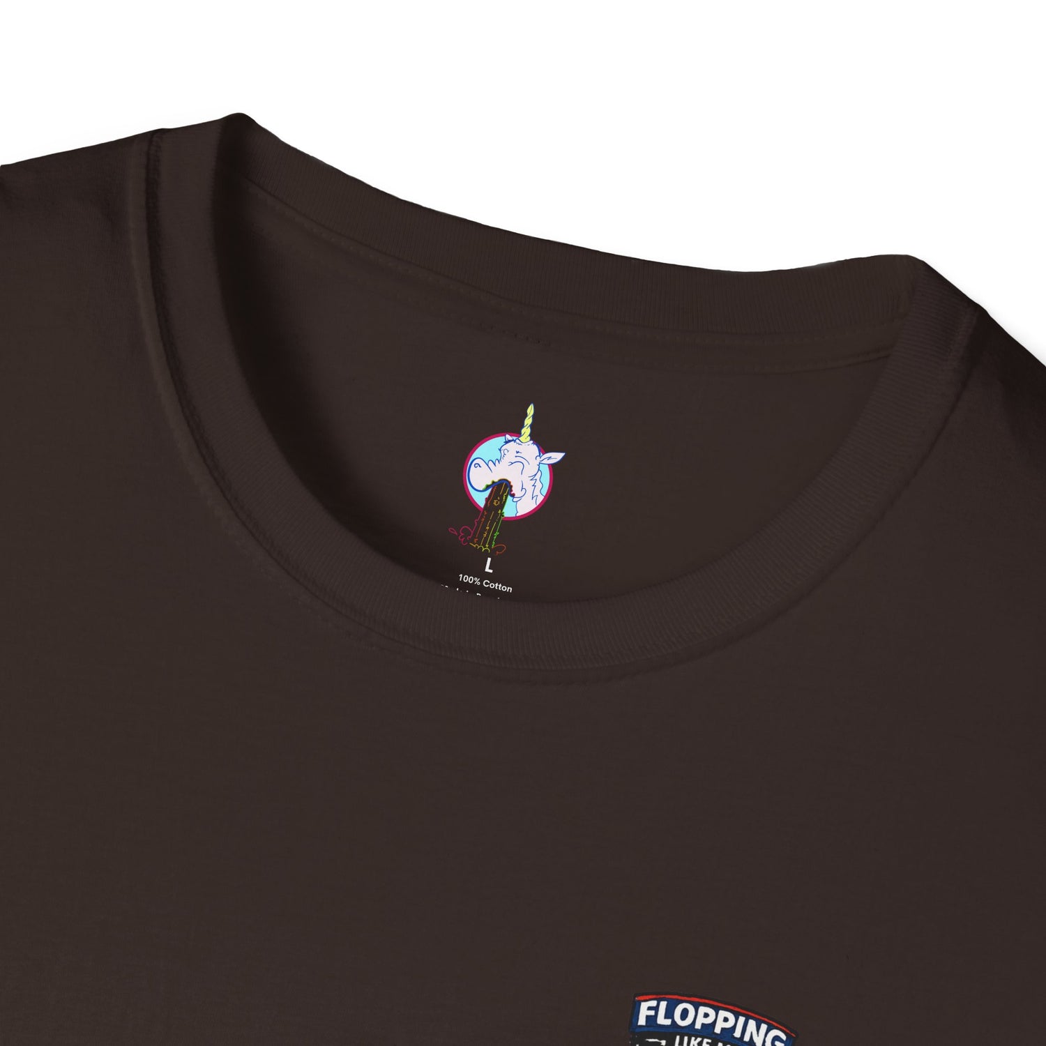 Flopping Like My Last Drink T-Shirt – Funny Bar &amp; Beer Drinking Tee