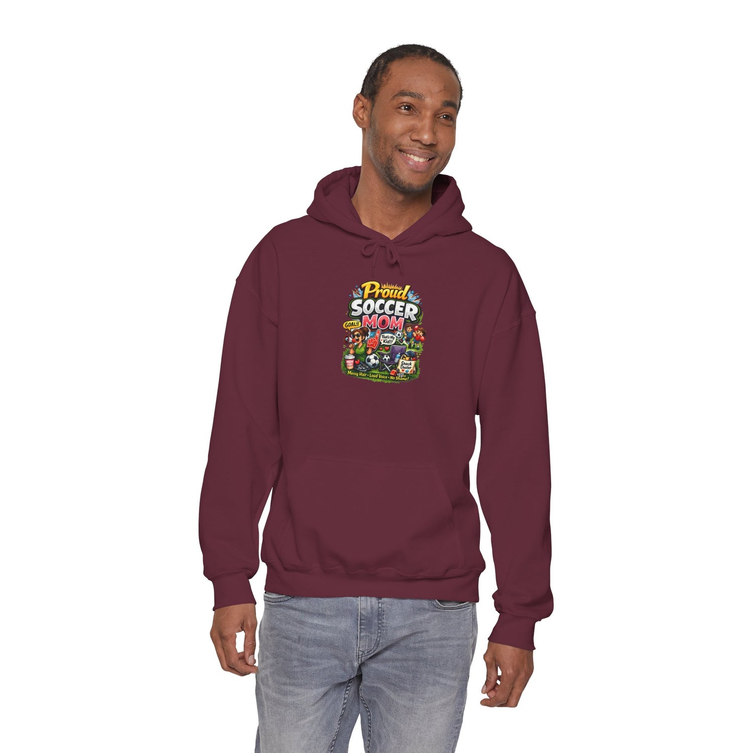 Proud Soccer Dad Funny Hoodie
