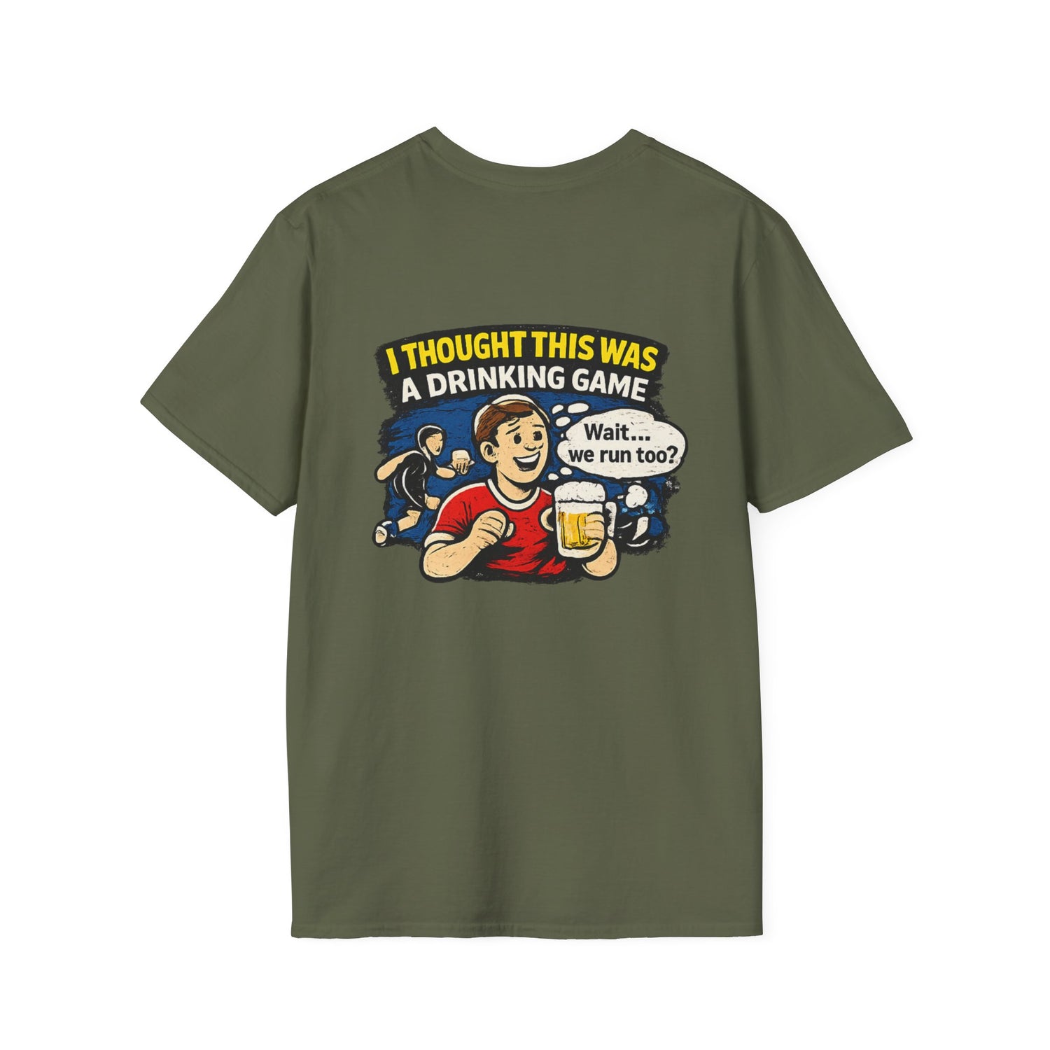 Funny "I Thought This Was a Drinking Game" T-Shirt Soccer Related