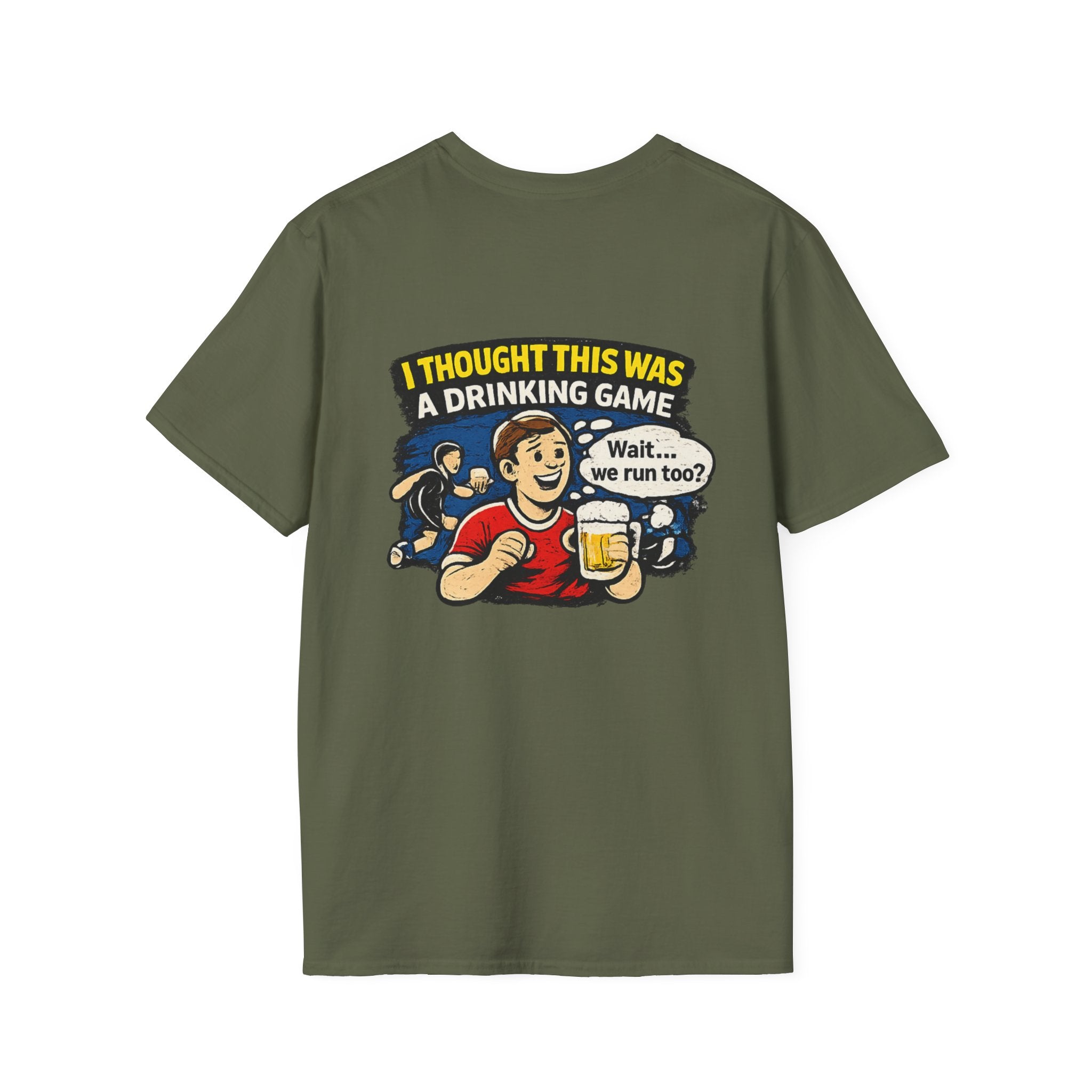 Funny "I Thought This Was a Drinking Game" T-Shirt Soccer Related