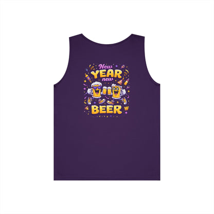 New Year New Beer Funny T-Shirt Sarcastic Drinking Tee Funny New Years Shirt Resolution Novelty Beer Gift Graphic Tee