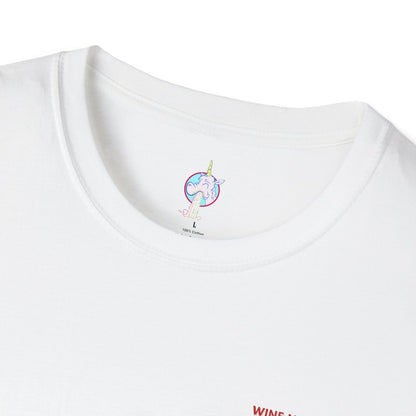 Wine Not? Graphic T-Shirt — Funny Wine Glass &amp; Grapes Tee