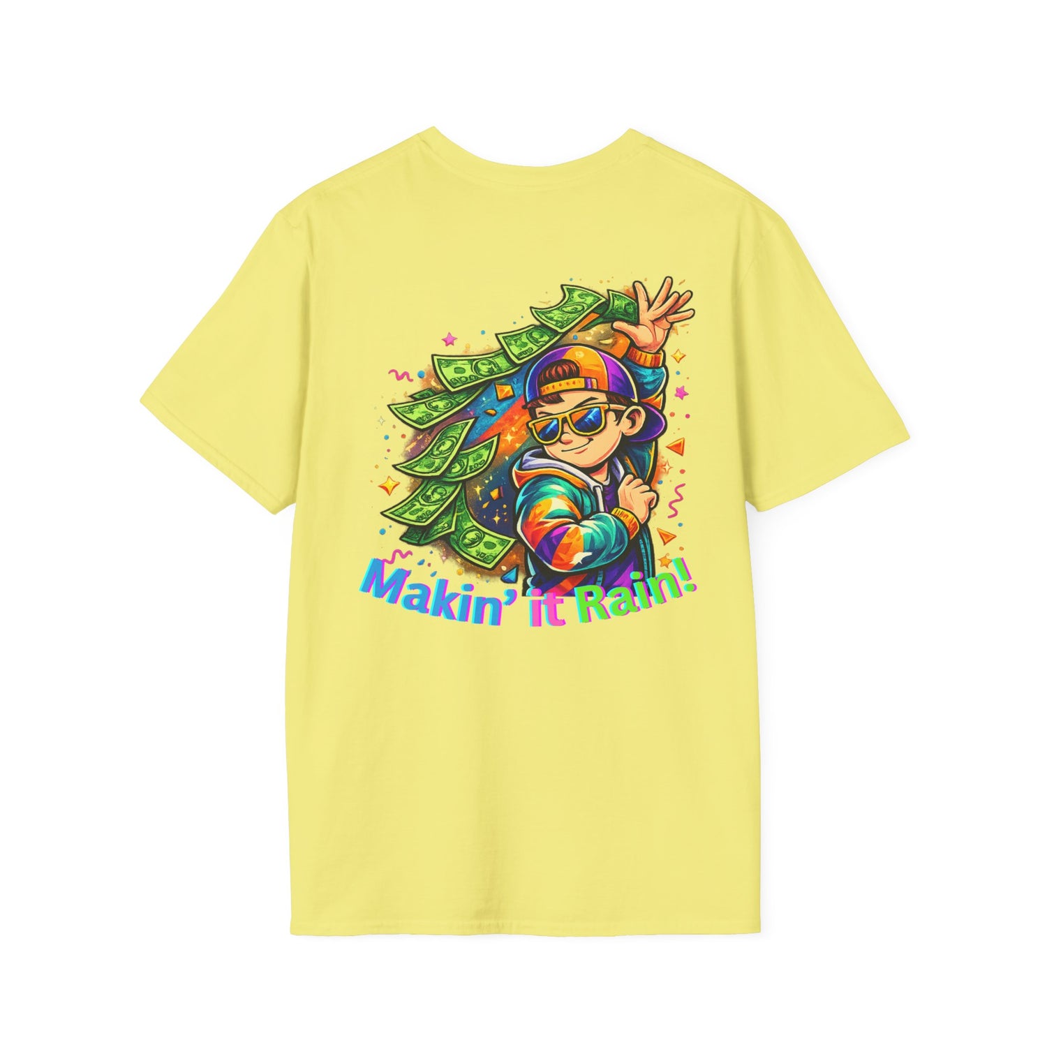 Making It Rain Money T-Shirt — Funny Bold Confident Graphic Tee