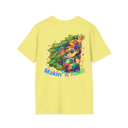 Making It Rain Money T-Shirt — Funny Bold Confident Graphic Tee