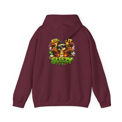 Keeping It Sleazy Sloth Funny Hoodie