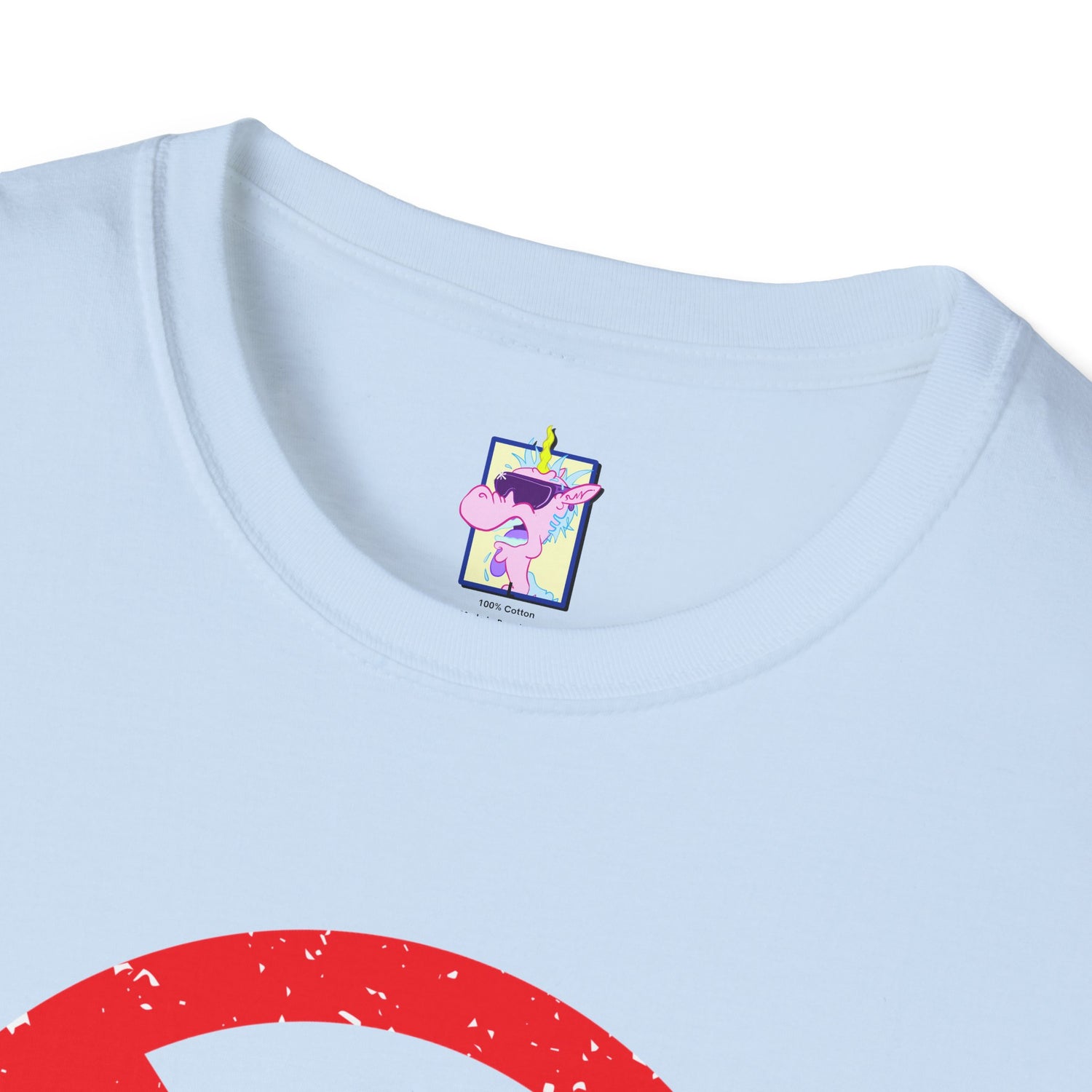 No Reggie Graphic Tee (Red Prohibition Sign)