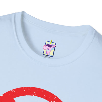 No Reggie Graphic Tee (Red Prohibition Sign)