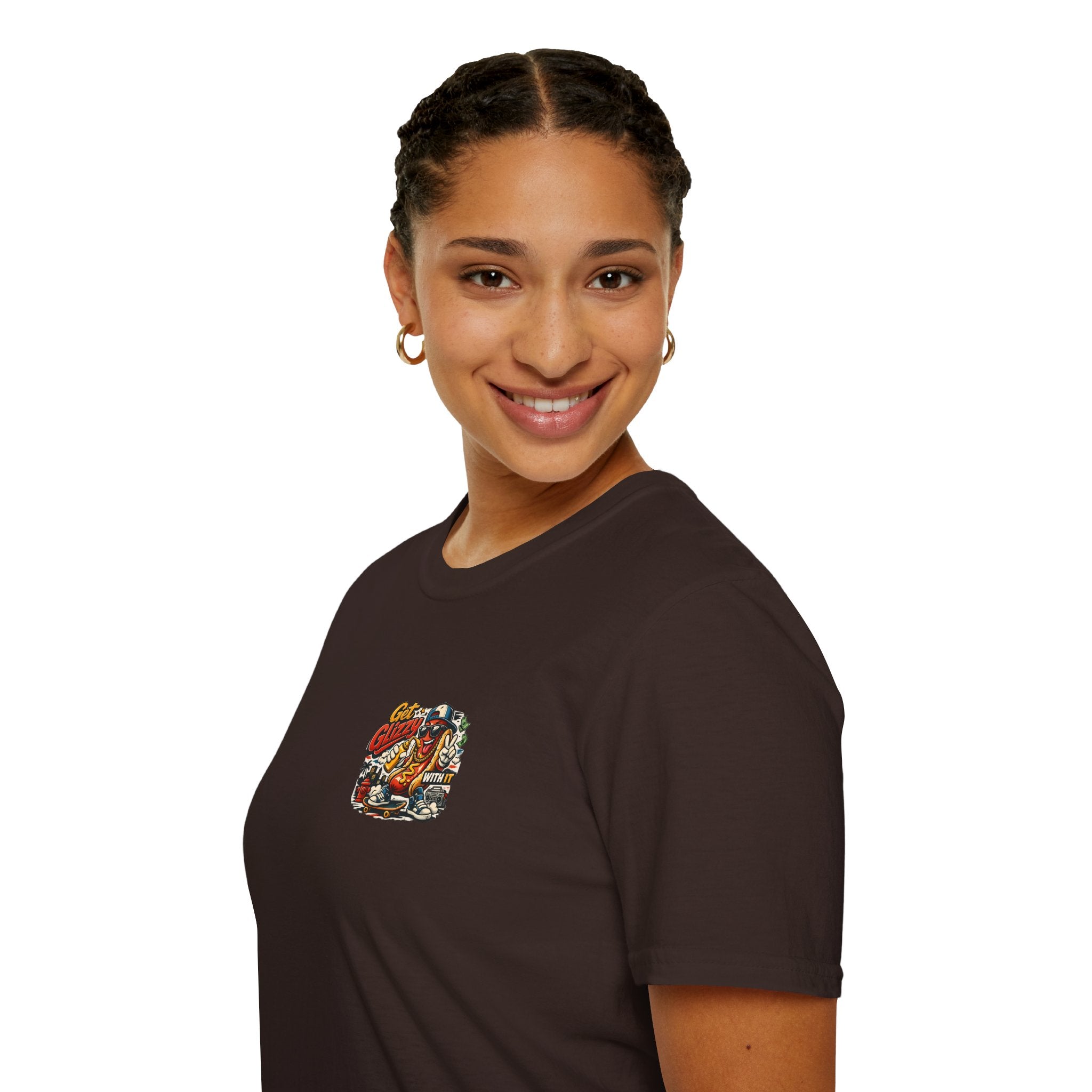 Get Glizzy With It Funny Hot Dog T-Shirt
