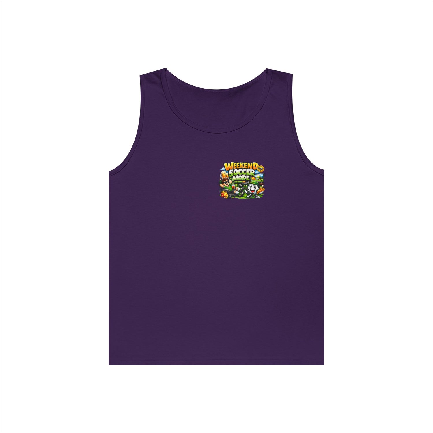Weekend Soccer Mode Funny Tank Top