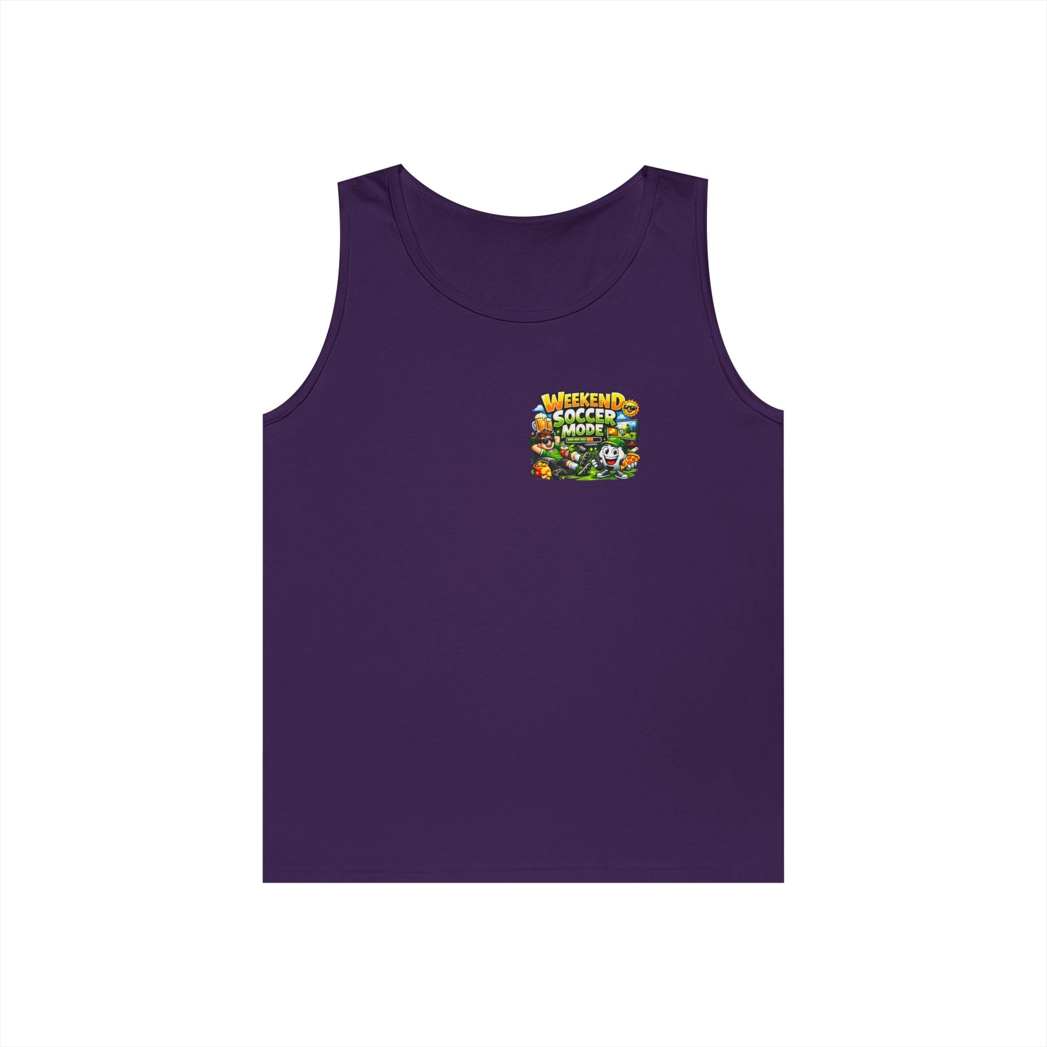 Weekend Soccer Mode Funny Tank Top