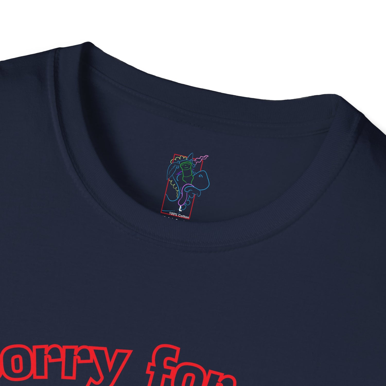 Sorry for Partying! Graphic T-Shirt — Funny Retro Pink Text Tee