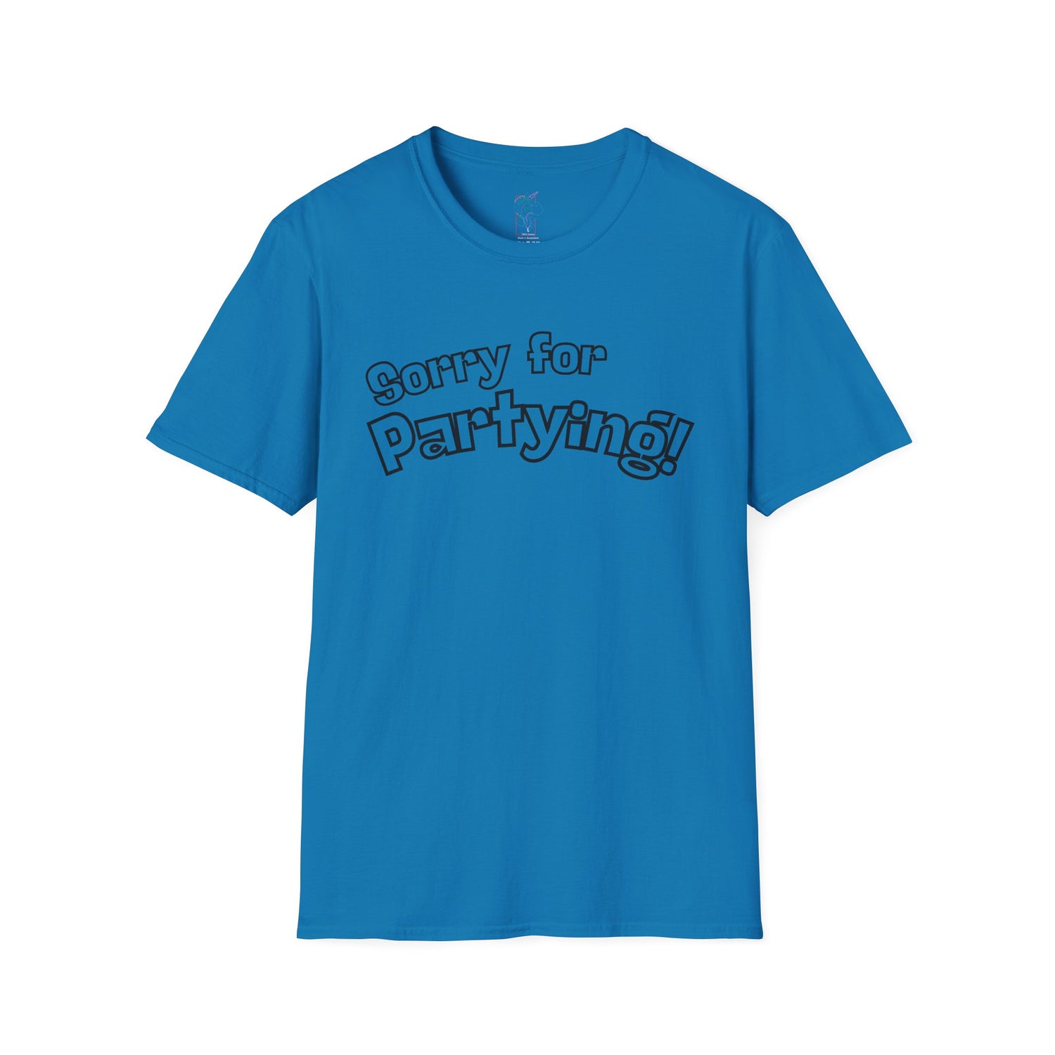 Sorry for Partying T-Shirt-Black