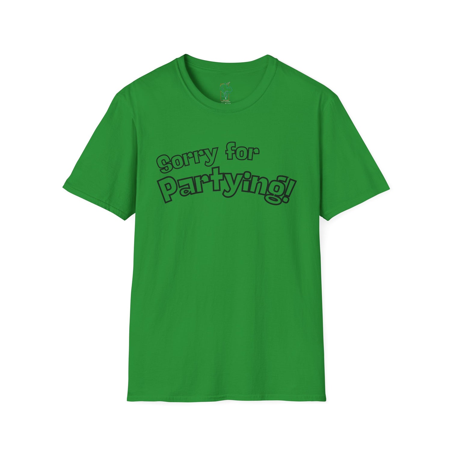 Sorry for Partying T-Shirt-Black