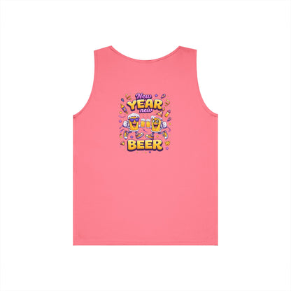 New Year New Beer Funny Tank Top