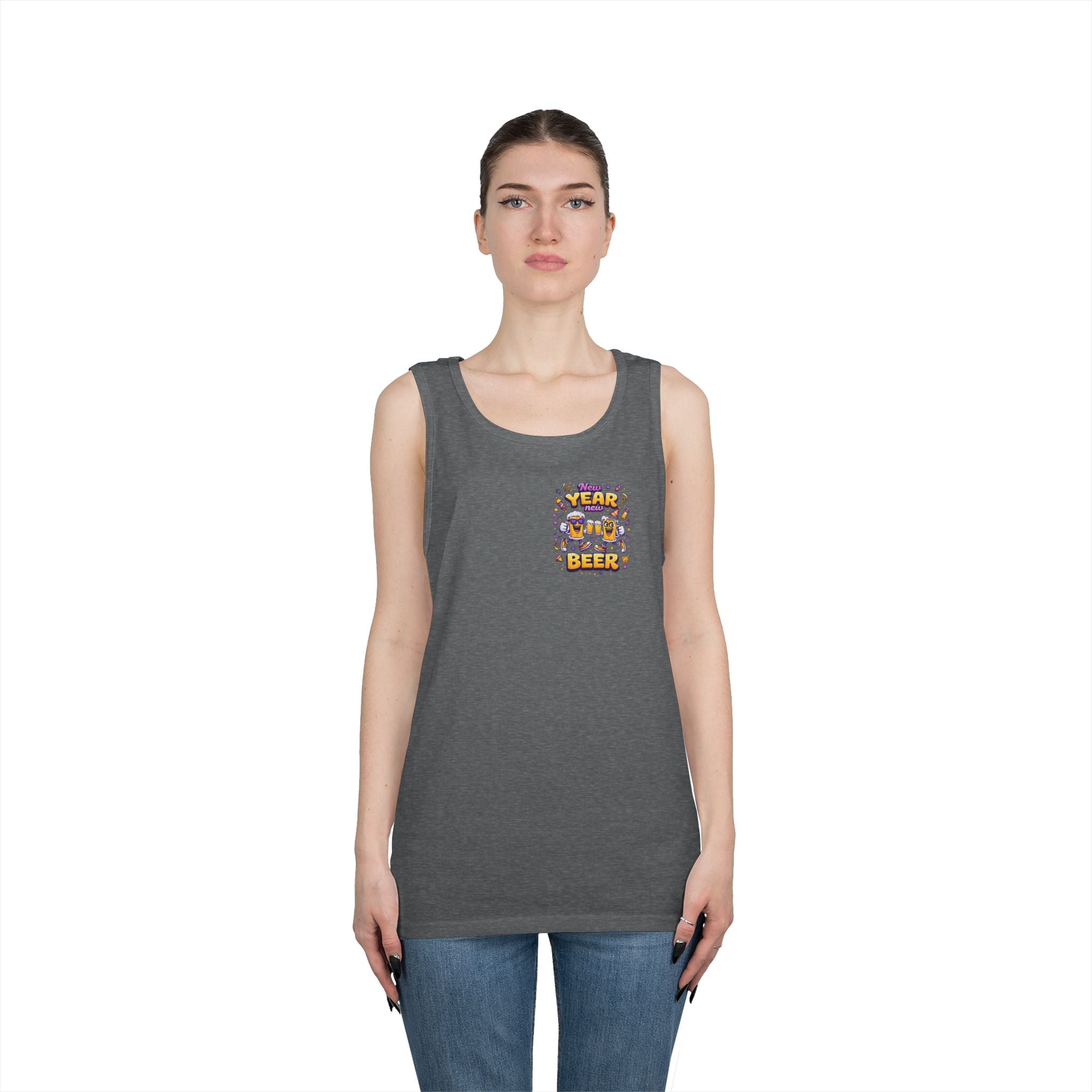 New Year New Beer Funny Tank Top