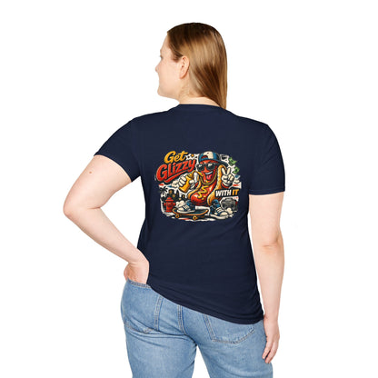 Get Glizzy With It Funny Hot Dog T-Shirt