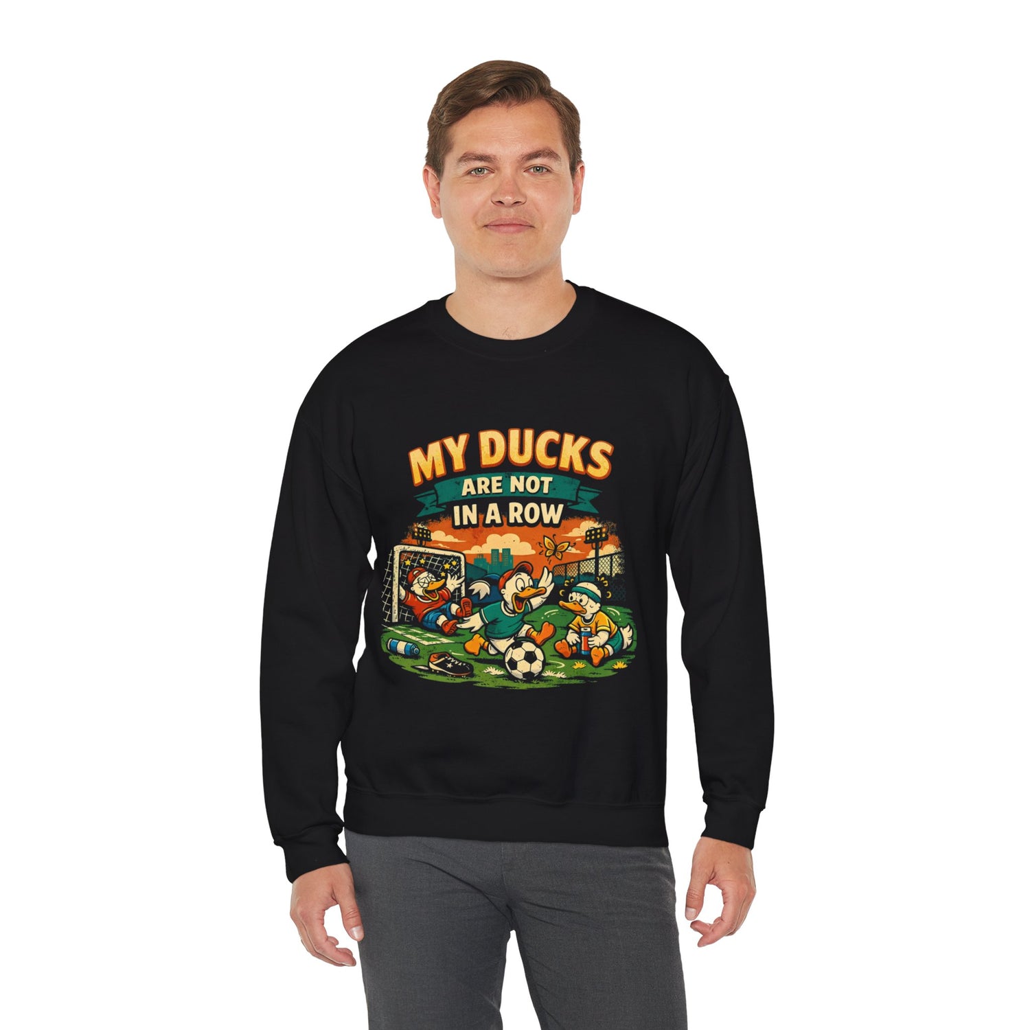 My Ducks Are Not In A Row Funny T-Shirt Sarcastic Graphic Tee Anxiety Humor Gift Funny Slogan Shirt Novelty Tee