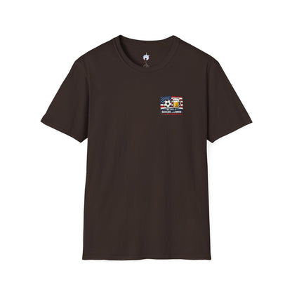 Soccer and Beer T-Shirt — American Flag Soccer Ball &amp; Beer Graphic Tee