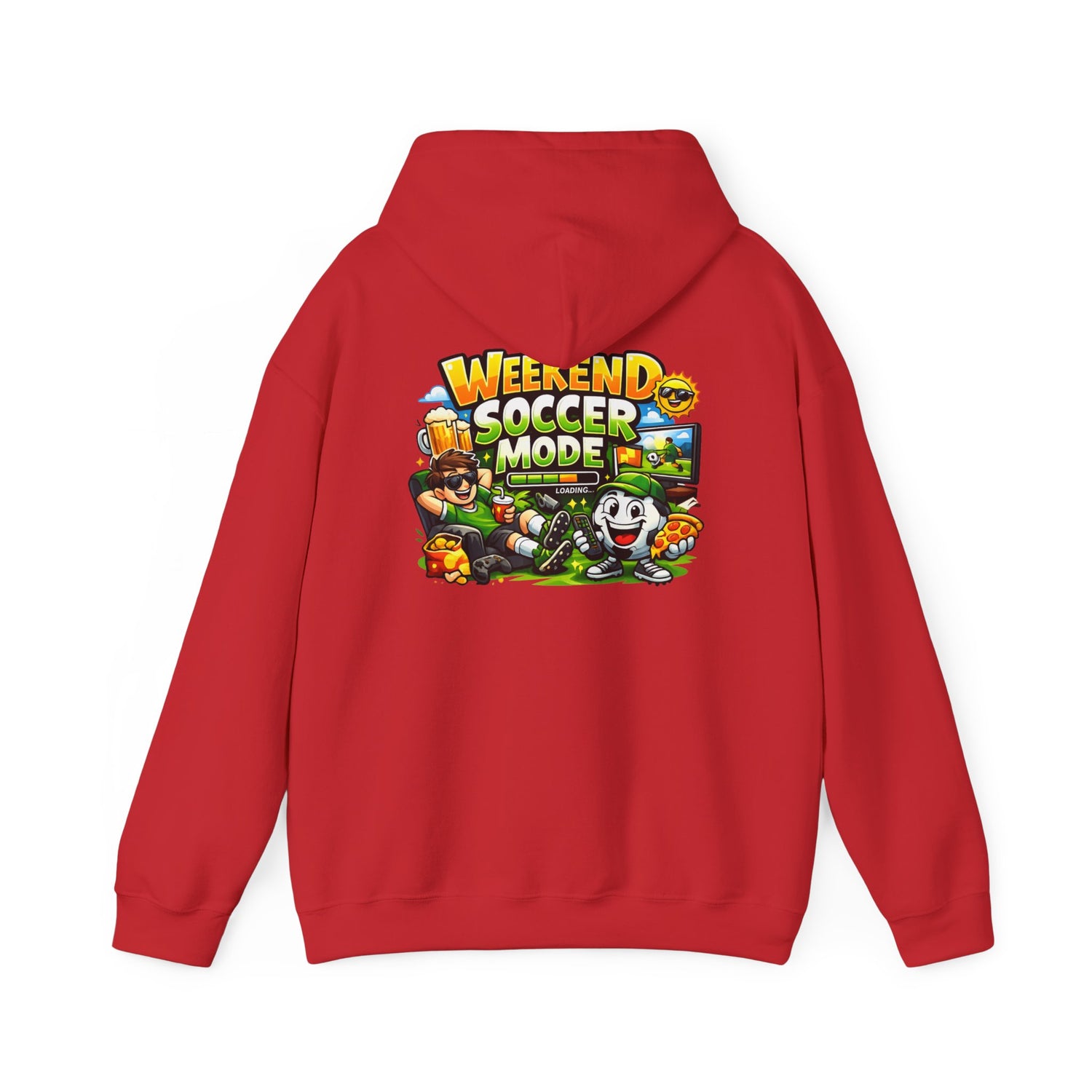 Weekend Soccer Mode Funny Hoodie