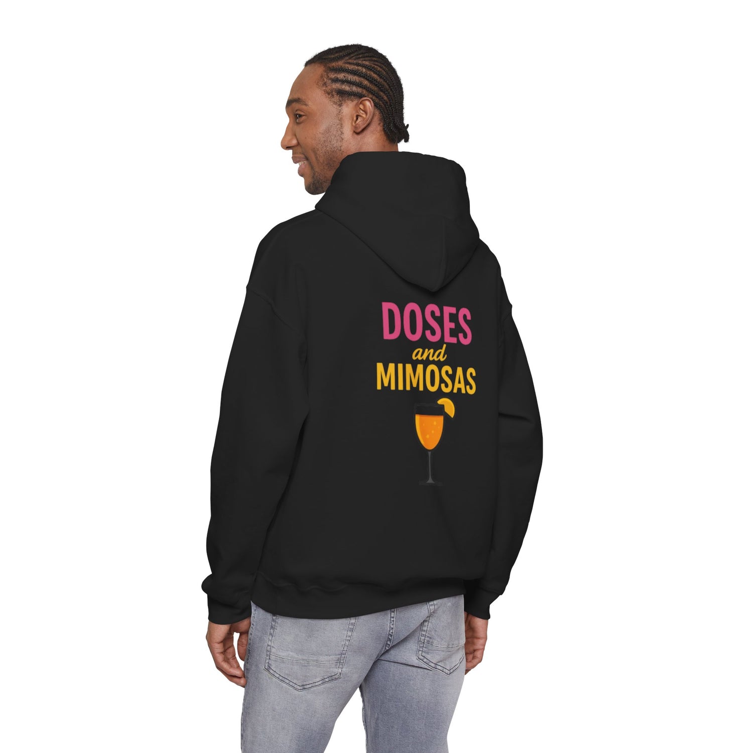 Party Vibes Hooded Sweatshirt — "Sunday Funday" Doses &amp; Mimosas