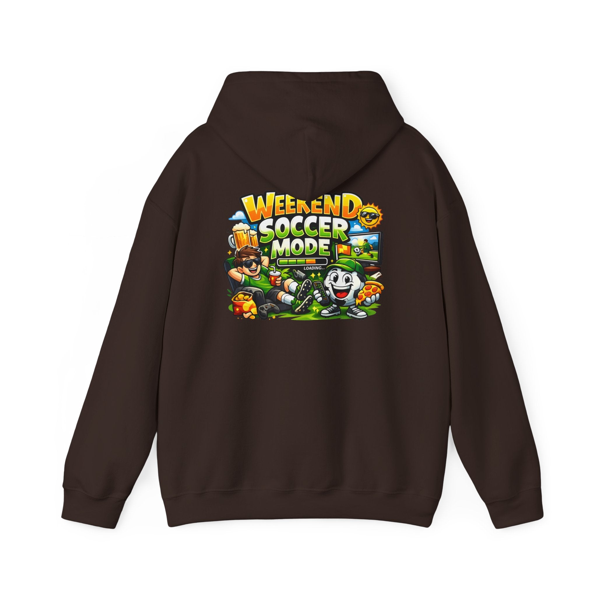 Weekend Soccer Mode Funny Hoodie