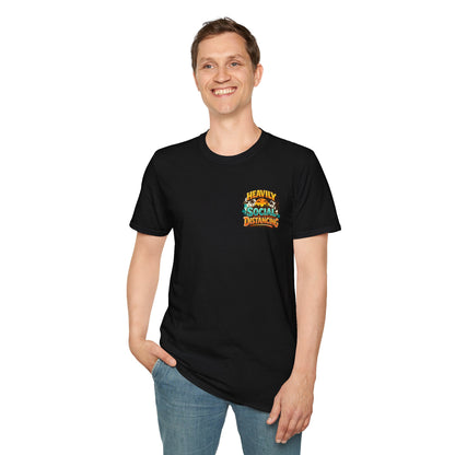 Heavily Socially Distancing Funny T-Shirt