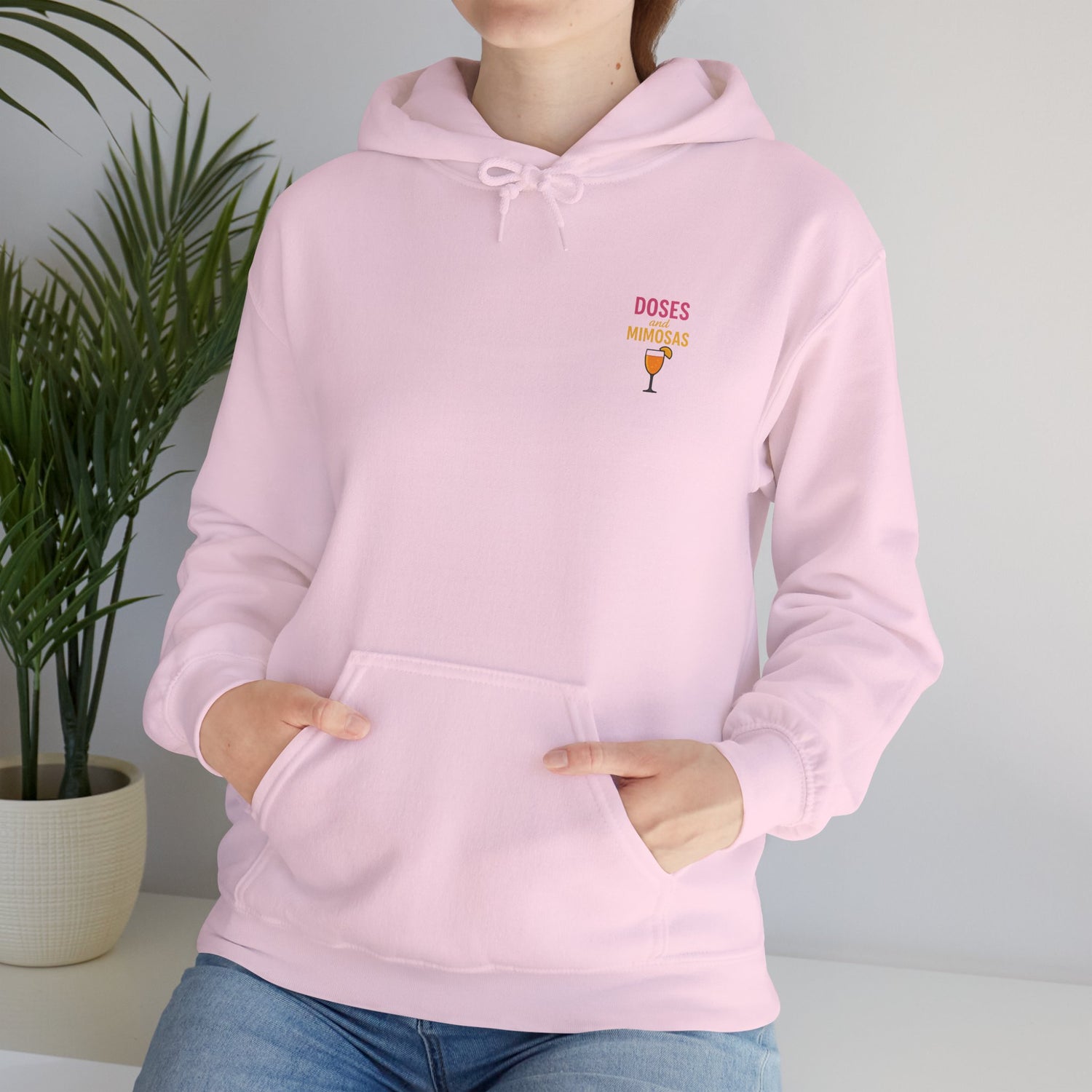 Party Vibes Hooded Sweatshirt — "Sunday Funday" Doses &amp; Mimosas
