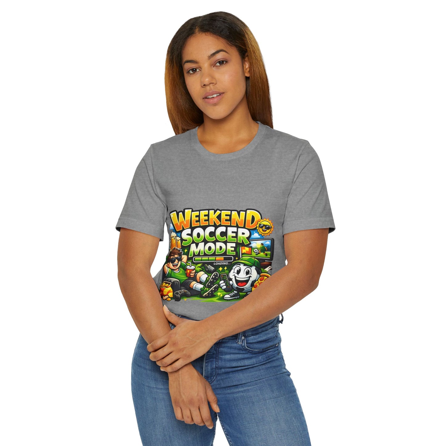 Soccer Beer Repeat Funny Soccer Drinking Shirt – Graphic Tee | Soccer Fan Gift