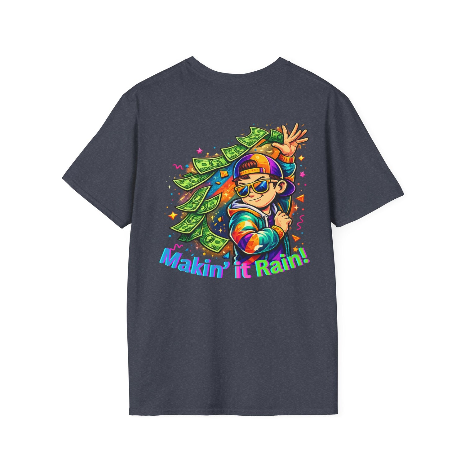 Making It Rain Money T-Shirt — Funny Bold Confident Graphic Tee