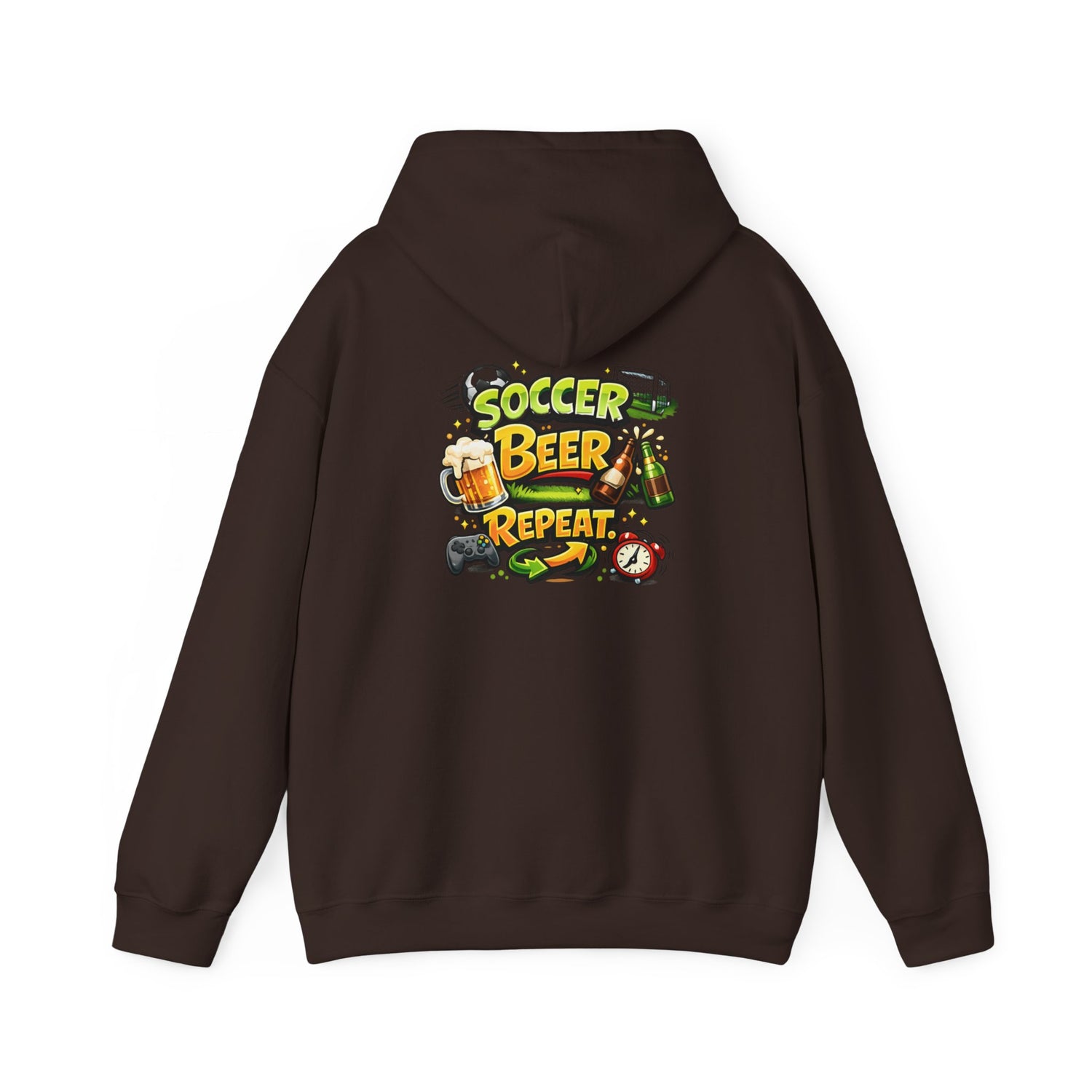 Soccer Beer Repeat Funny Hoodie