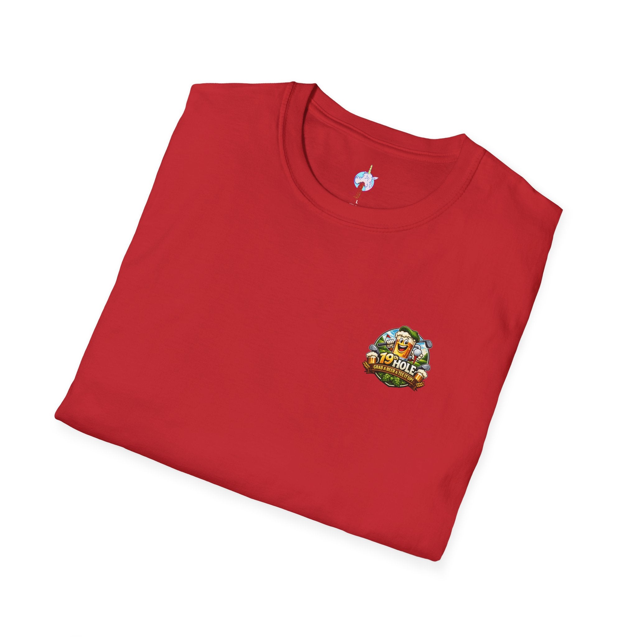 19th Hole Golf T-Shirt — "Grab a Beer &amp; Tee It Up" Vintage Golfing Tee