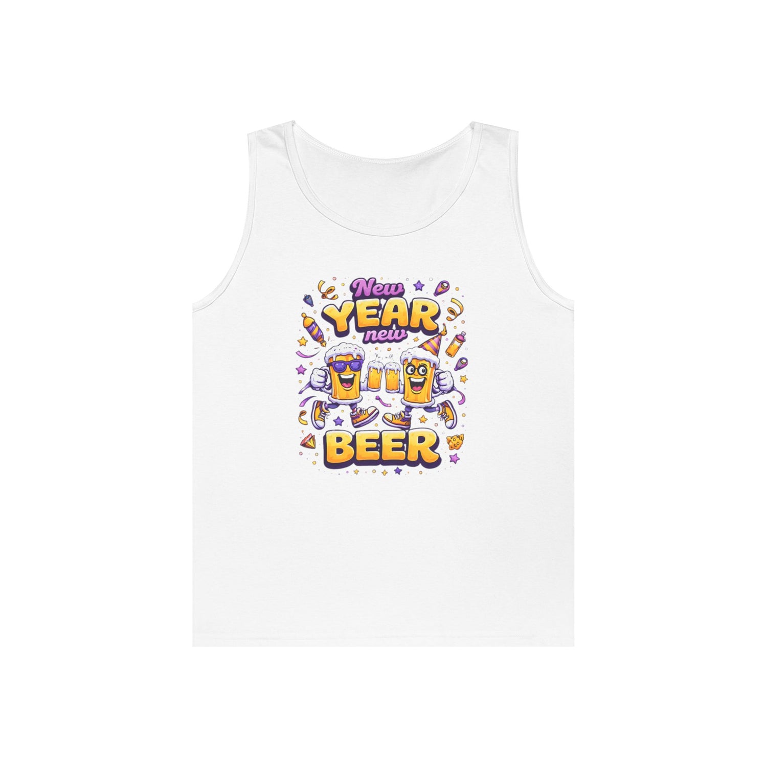 New Year New Beer Funny T-Shirt Sarcastic Drinking Tee Funny New Years Shirt Resolution Novelty Beer Gift Graphic Tee