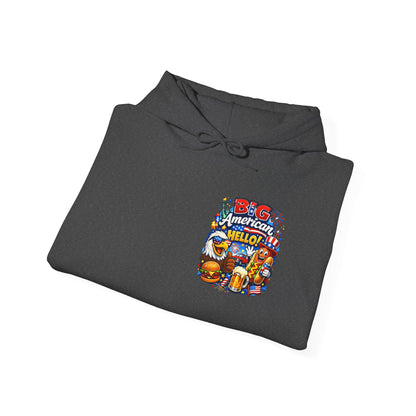 Big American Hello Funny Hoodie