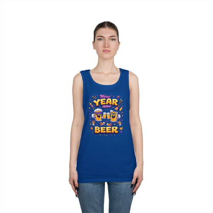 New Year New Beer Funny T-Shirt Sarcastic Drinking Tee Funny New Years Shirt Resolution Novelty Beer Gift Graphic Tee