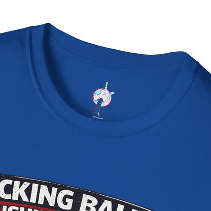 Kicking Balls & Crushing Cans Soccer Graphic T-Shirt