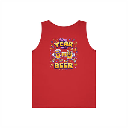 New Year New Beer Funny T-Shirt Sarcastic Drinking Tee Funny New Years Shirt Resolution Novelty Beer Gift Graphic Tee